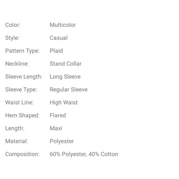 #30 Brand New Plus Plaid Dress with T-shirt - Picture 6 of 11